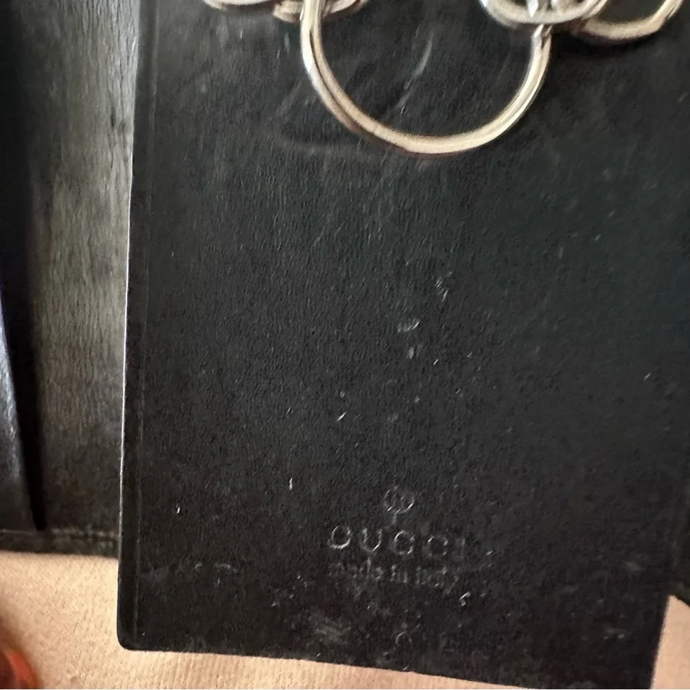 Authentic Gucci All Black Key Fob - Picture 6 of 7